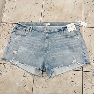 Abercrombie & Fitch Curve Love The Mom Short High‎ Rise Size 36/22